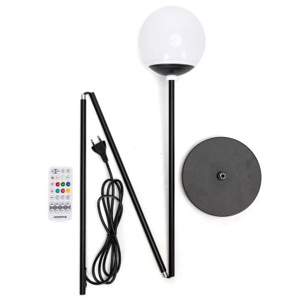 Aigostar - LED RGBW Himmennettävä lattiavalaisin MESH LED/8W/230V + kaukosäädin