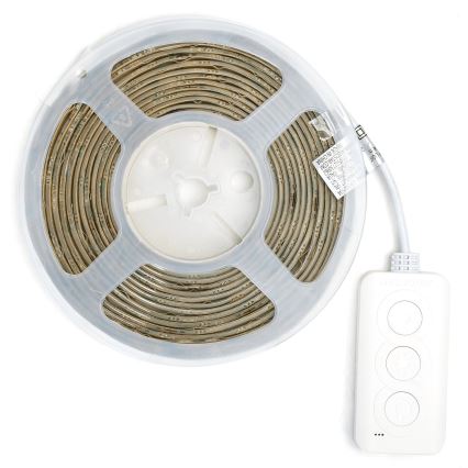 Aigostar - LED RGBW Himmennettävä nauha 5m MESH Älykäs LED/24W/230V 2700-6500K + kauko-ohjaus