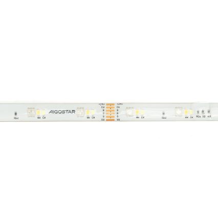 Aigostar - LED RGBW Himmennettävä nauha 5m MESH Älykäs LED/24W/230V 2700-6500K + kauko-ohjaus