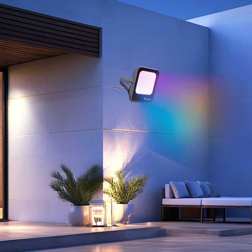 Aigostar - LED RGBW Himmennettävä kohdevalo MESH Älykäs LED/30W/230V 6500K IP65 + kauko-ohjaus