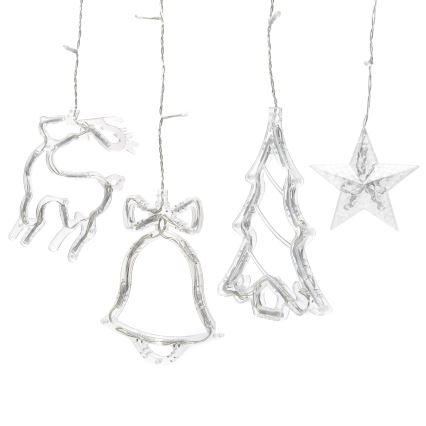 Aigostar - LED RGBY ulkokäyttöinen monivärinen jouluketju 120xLED/8 toimintoa 3x0,6m IP44 + kaukosäädin