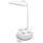 Aigostar - LED-säädettävä pöytälamppu USB-liitännällä ja pistorasioilla, LED/4,6W/230V, 3000/4000/6500K, valkoinen