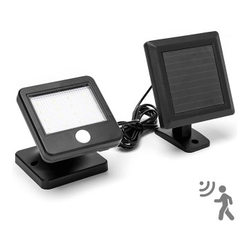 Aigostar - LED-seinäaurinkovalaisin anturilla LED/0,64W/3,7V 6500K IP44