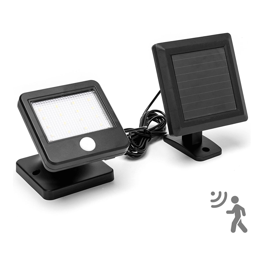 Aigostar - LED-seinäaurinkovalaisin anturilla LED/0,64W/3,7V 6500K IP44