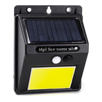 Aigostar - LED-seinäaurinkovalaisin anturilla LED/13W/5,5V 6500K IP65