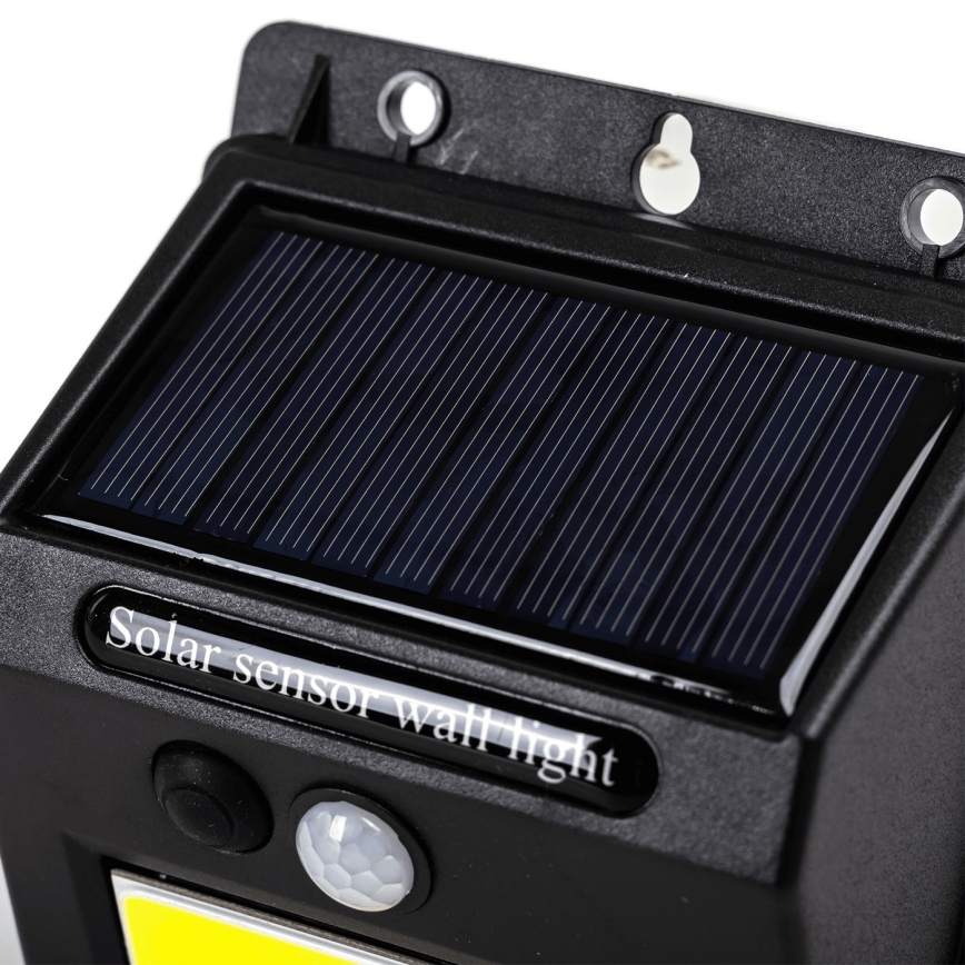 Aigostar - LED-seinäaurinkovalaisin anturilla LED/13W/5,5V 6500K IP65