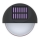 Aigostar - LED-seinäaurinkovalaisin LED/1W/1,2V musta 2700K IP44