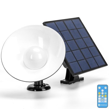 Aigostar - LED-seinäaurinkovalaisin LED/3,2V 3000K/4000K/6500K IP65 + kauko-ohjaus