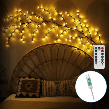 Aigostar - LED Seinäkoriste 144xLED/5W/5V lämpimänvalkoinen