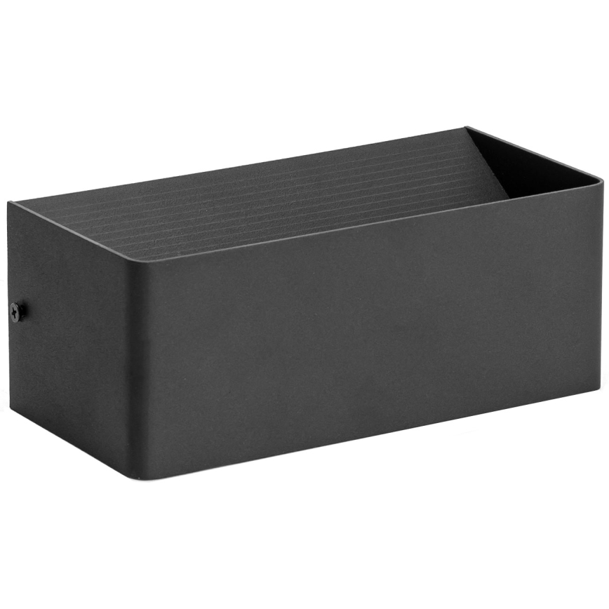 Aigostar - LED-seinävalaisin LED/12,5W/230V 20x10 cm musta