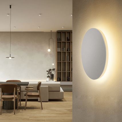 Aigostar - LED-seinävalaisin LED/12W/230V 3000K 25 cm valkoinen