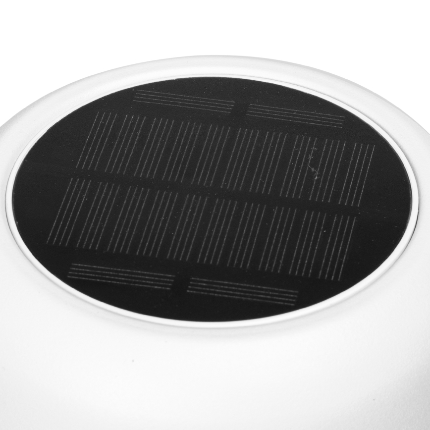 Aigostar - LED Solar himmennettävä ladattava pöytävalaisin LED/3W/5V 2200mAh valkoinen IP54