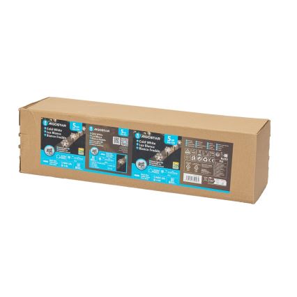 Aigostar - LED Solar Joulu kevyt LED/0,054W/1,2V 1m IP65 kylmänvalkoinen