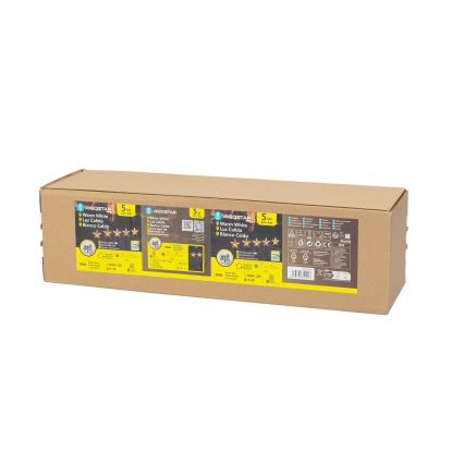 Aigostar - LED Solar Joulu kevyt LED/0,054W/1,2V 1m IP65 lämpimänvalkoinen
