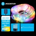 Aigostar - LED Solar Jouluketju 100xLED/8 toiminnot 12m IP65 monivärinen