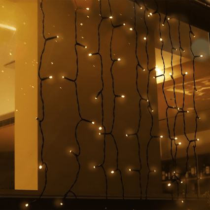 Aigostar - LED Solar Jouluketju 100xLED/8 toiminnot 4x1m IP65 lämpimänvalkoinen