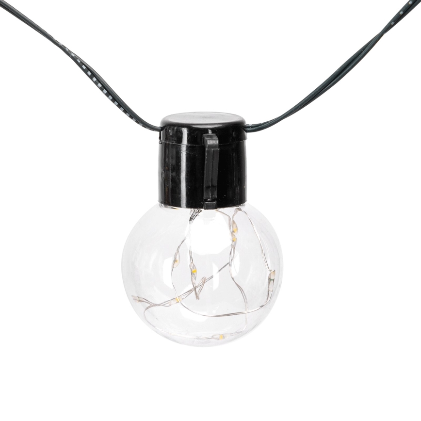 Aigostar - LED Solar Jouluketju 10xLED/8 toiminnot 6,5m IP65 monivärinen