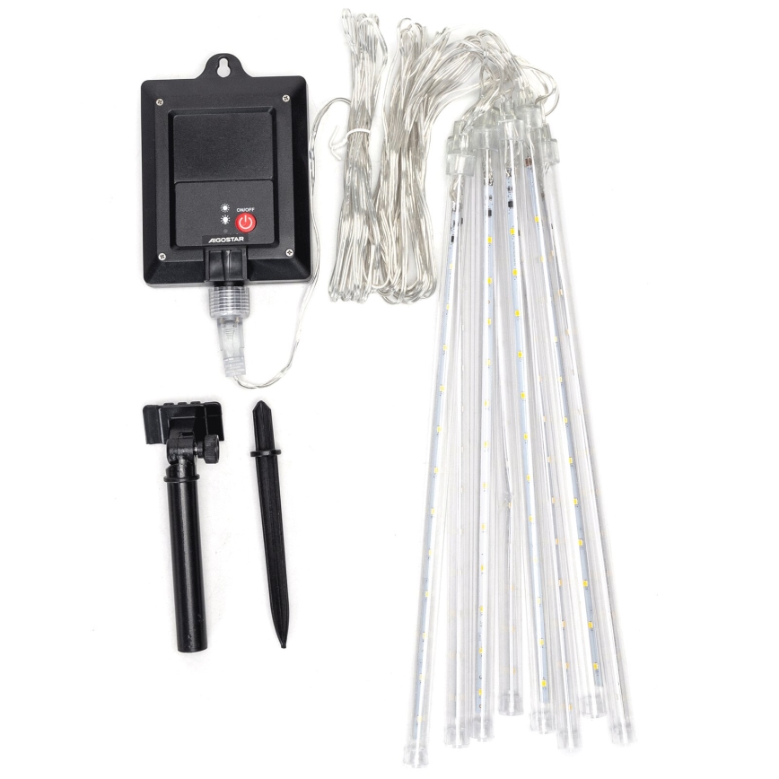 Aigostar - LED Solar Jouluketju 192xLED/8m IP65 lämpimänvalkoinen
