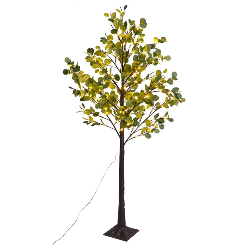 Aigostar - LED Solar koriste 285xLED/3,8m IP65 lämpimänvalkoinen eukalyptus