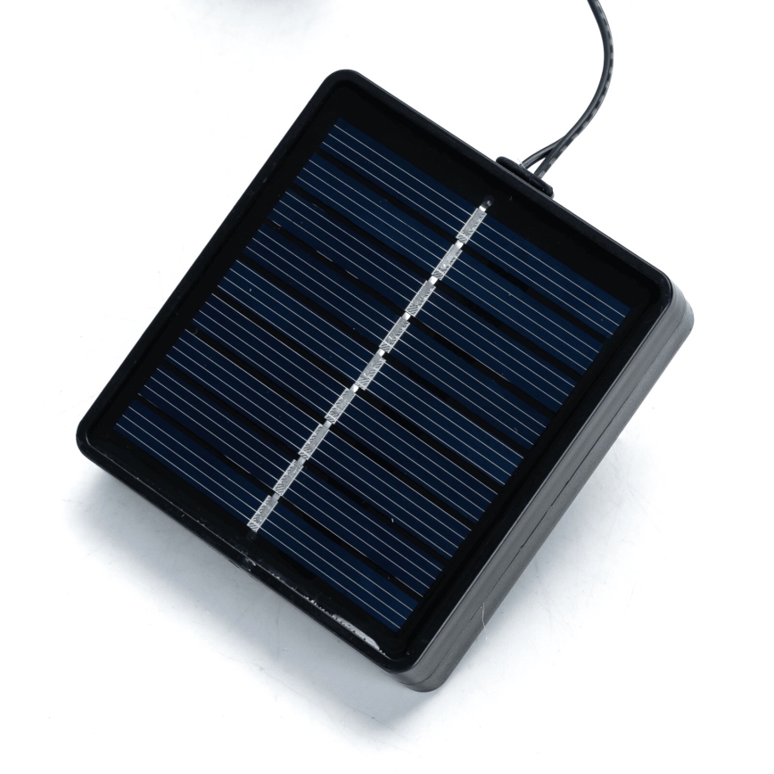 Aigostar - LED Solar koriste 60xLED/3,5m IP65 lämpimänvalkoinen oliivi