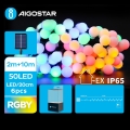 Aigostar - LED Solar koristeellinen ketju 50xLED/8 toiminnot 12m IP65 monivärinen