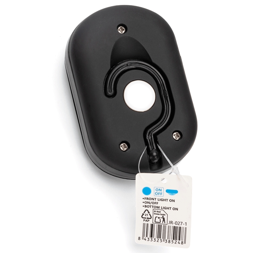 Aigostar - LED-taskulamppu LED/3W/3xAAA