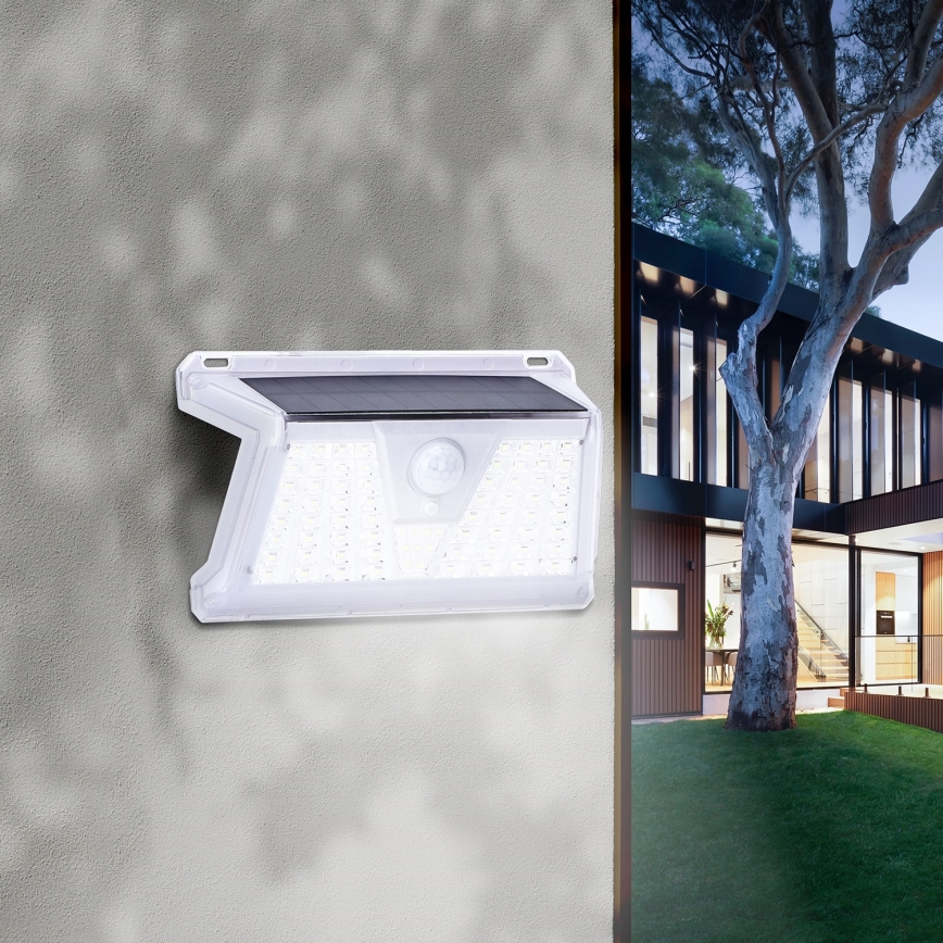 Aigostar - LED-ulkoaurinkovalo anturilla LED/2,4W/5V 1200 mAh IP65