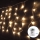 Aigostar-LED-ulkojouluketju 100xLED/8 toiminnot 3xAA 8x0,4m IP44 lämpimänvalkoinen