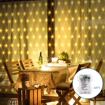 Aigostar - LED-ulkojouluketju 100xLED/8 toiminnot 4,5x1,5m IP44 lämpimänvalkoinen