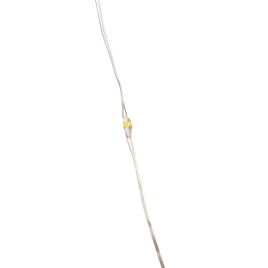 Aigostar -LED-ulkojouluketju 150xLED/8 toiminnot 3xAA 15,3m IP44 lämpimänvalkoinen