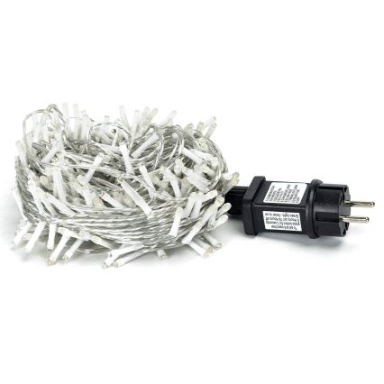 Aigostar - LED-ulkojouluketju 200xLED/8 toiminnot 23m IP44 lämpimänvalkoinen