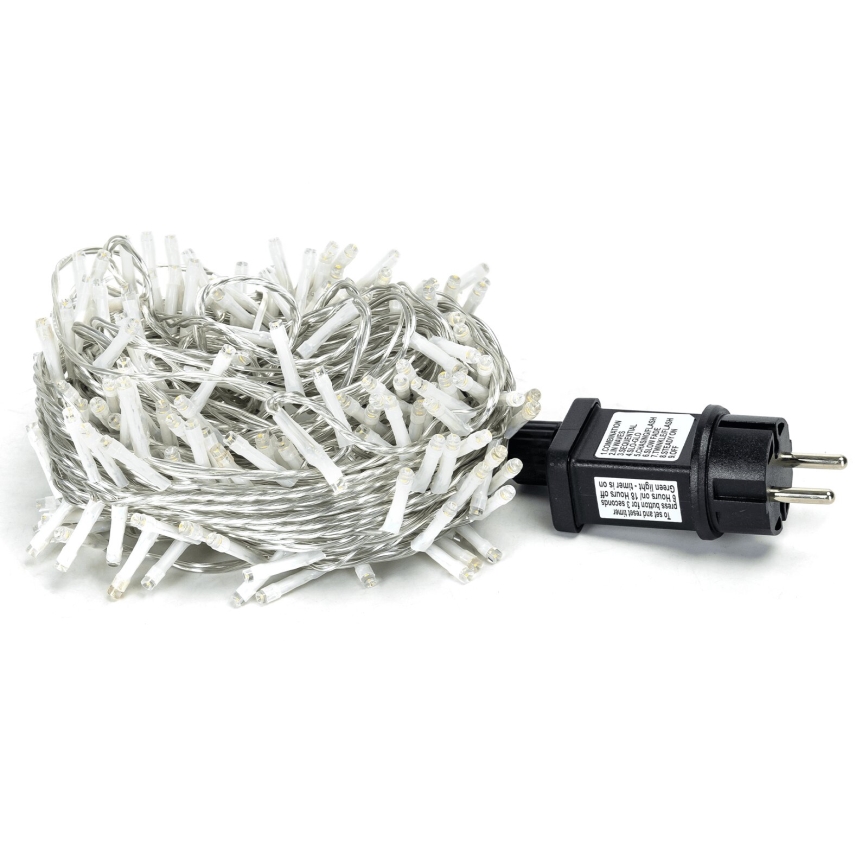 Aigostar - LED-ulkojouluketju 200xLED/8 toiminnot 23m IP44 lämpimänvalkoinen