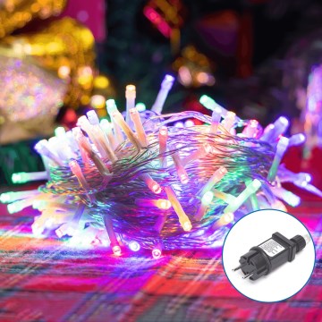 Aigostar - LED-ulkojouluketju 200xLED/8 toiminnot 23m IP44 monivärinen