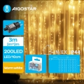 Aigostar - LED-ulkojouluketju 200xLED/8 toiminnot 5x2m IP44 lämpimänvalkoinen