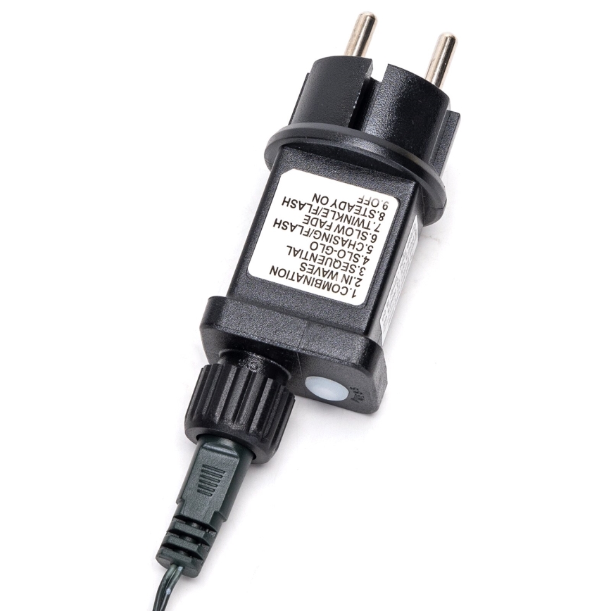 Aigostar - LED-ulkojouluketju 200xLED/8 toiminnot 8m IP44 kylmänvalkoinen