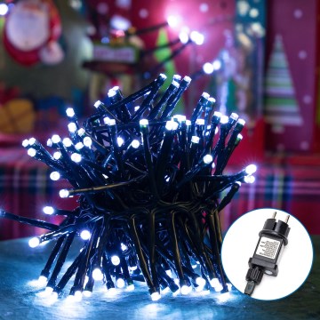 Aigostar - LED-ulkojouluketju 400xLED/8 toiminnot 13m IP44 kylmänvalkoinen
