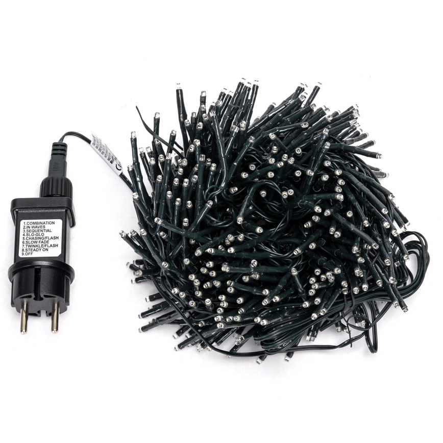Aigostar - LED-ulkojouluketju 400xLED/8 toiminnot 13m IP44 kylmänvalkoinen