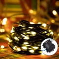 Aigostar - LED-ulkojouluketju 50xLED/8 toiminnot 3xAA 5,3m IP44 lämpimänvalkoinen
