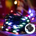 Aigostar - LED-ulkojouluketju 50xLED/8 toiminnot 3xAA 5,3m IP44 monivärinen