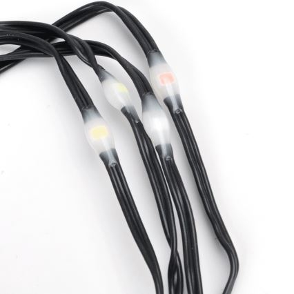 Aigostar - LED-ulkojouluketju 50xLED/8 toiminnot 3xAA 5,3m IP44 monivärinen