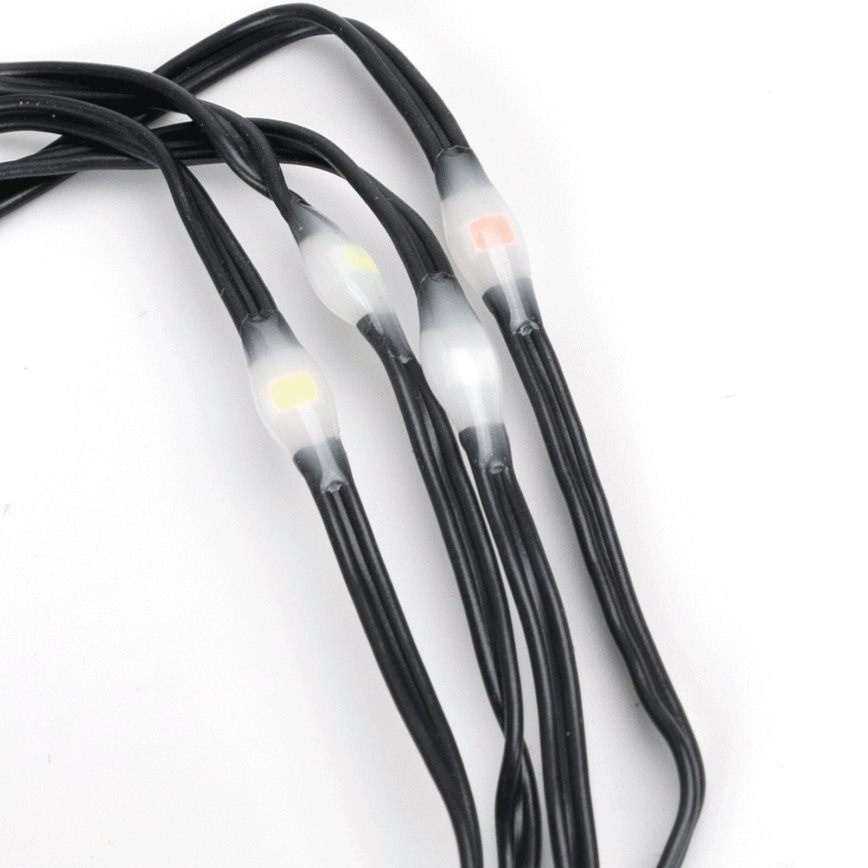 Aigostar - LED-ulkojouluketju 50xLED/8 toiminnot 3xAA 5,3m IP44 monivärinen