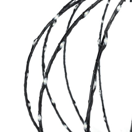 Aigostar - LED-ulkojoulukoriste 3,6W/230V pallo 30cm IP44 kylmänvalkoinen