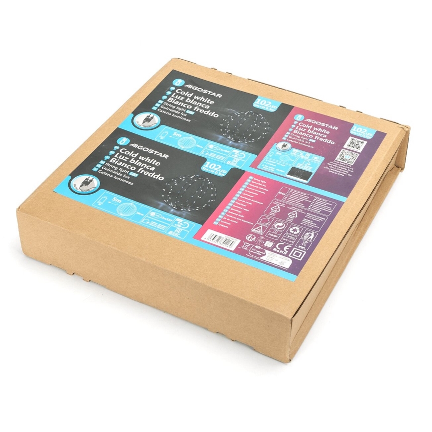 Aigostar - LED-ulkojoulukoriste 3,6W/230V pallo 30cm IP44 kylmänvalkoinen