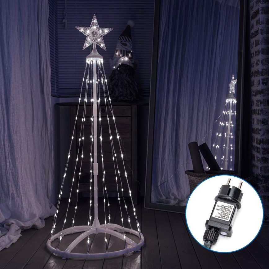 Aigostar - LED-ulkojoulukoriste LED/3,6W/230V 120 cm IP44 kylmänvalkoinen