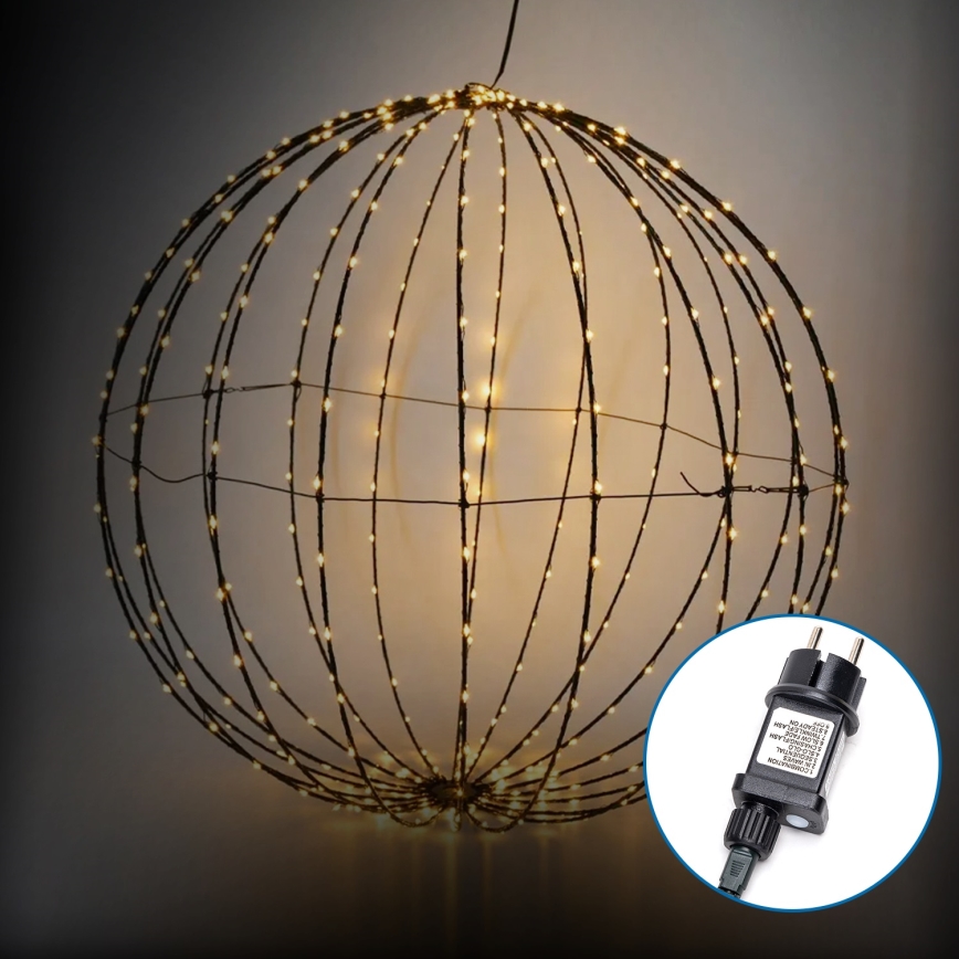 Aigostar - LED-ulkojoulukoriste LED/3,6W/230V pallo 30cm IP44 lämpimänvalkoinen