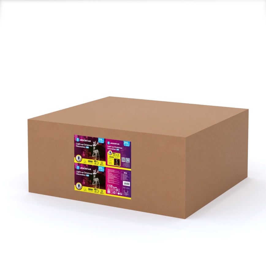 Aigostar - LED ulkojoulukoriste LED/3,6W/31/230V 2700K 105 cm IP44 poro