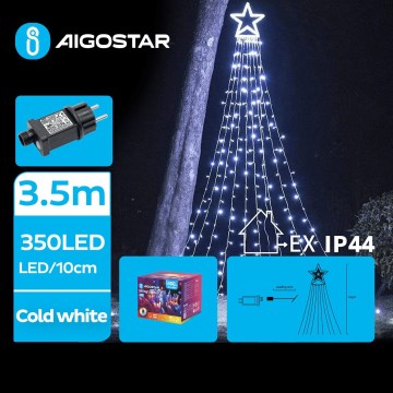 Aigostar - LED-ulkojoulukoriste LED/6W/230V 3,5m IP44 kylmänvalkoinen