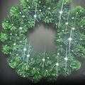 Aigostar - LED-ulkojoulukranssi 72xLED/3xAA Ø 50 cm IP44 kylmänvalkoinen