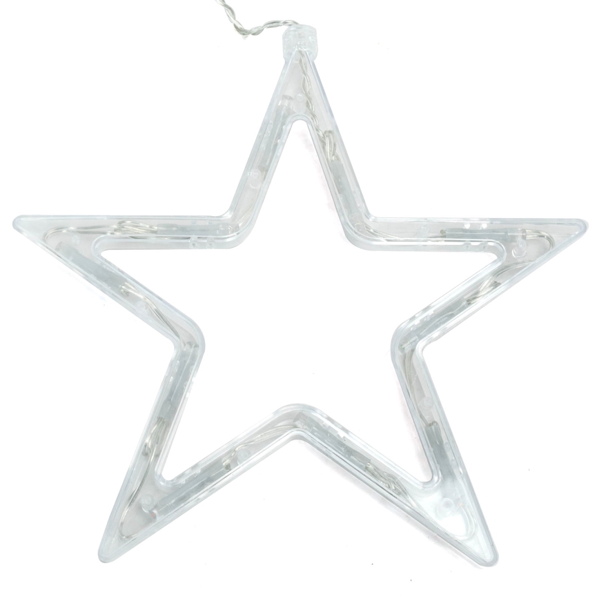 Aigostar - LED-ulkojouluvaloketju 120 LED/6 W/230 V/8 toimintoa 3x0,6 m IP44 kylmänvalkoinen + kaukosäädin