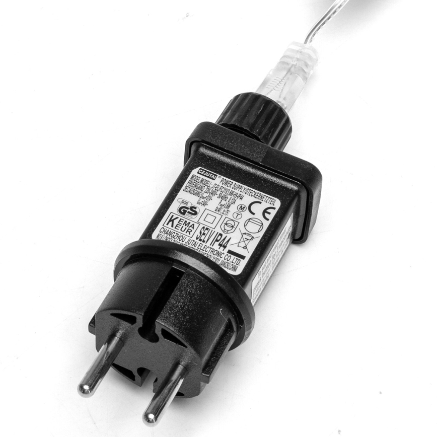 Aigostar - LED-ulkojouluvaloketju 50xLED/8 toimintoa 8m IP44 lämmin valkoinen